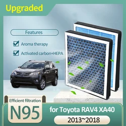 Activated Carbon Air Filter for Toyota RAV4 XA40 MK4 2013 2014 2015 2016 2017 2018 87139-50100 87139-06060 Accessories Vehicles