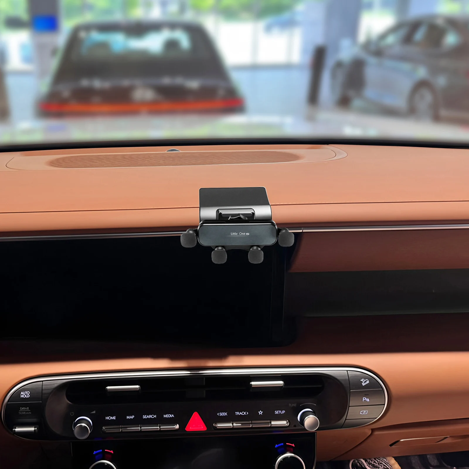 For Hyundai Palisade 2025 Car Phone Holder Dashboard Fixed Base Stand Mobile Phone Mounts Smartphone Bracket