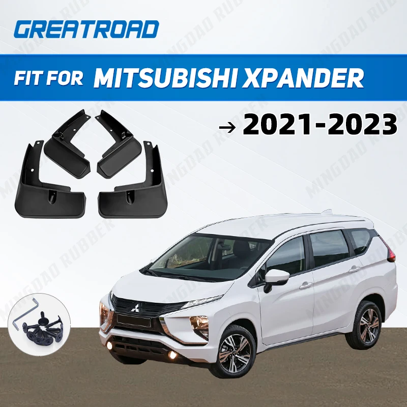 MudFlaps FOR Mitsubishi xpander 2021 2022 2023 CAR mudguard auto SplashGuards Fender Set Parts FrontRear Automotive Accessories