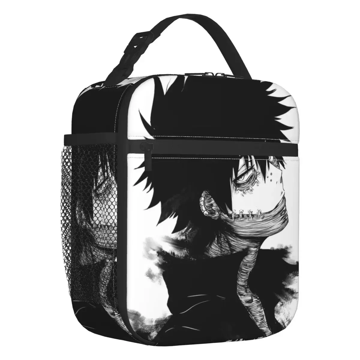 My Hero Academia Dabi Thermal Insulated Lunch Bags Anime MHA Blueflame Portable Lunch Container for Kid School Children Food Box