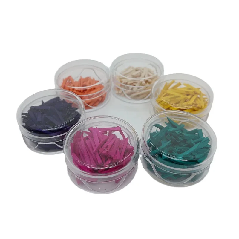 Kliny dentystyczne Kliny do szczelin międzyzębowych Drewniane Drewniane Narzędzia do rekonstrukcji dentystycznej Kompozyt interdentalny Jednorazowe materiały do leczenia jamy ustnej