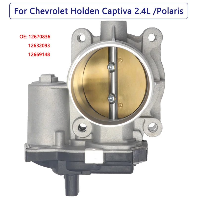 New Throttle Body for Chevrolet Holden Captiva 2.4L Polaris Slingshot Body Acceleration 65mm 12670836 12632093 12669148