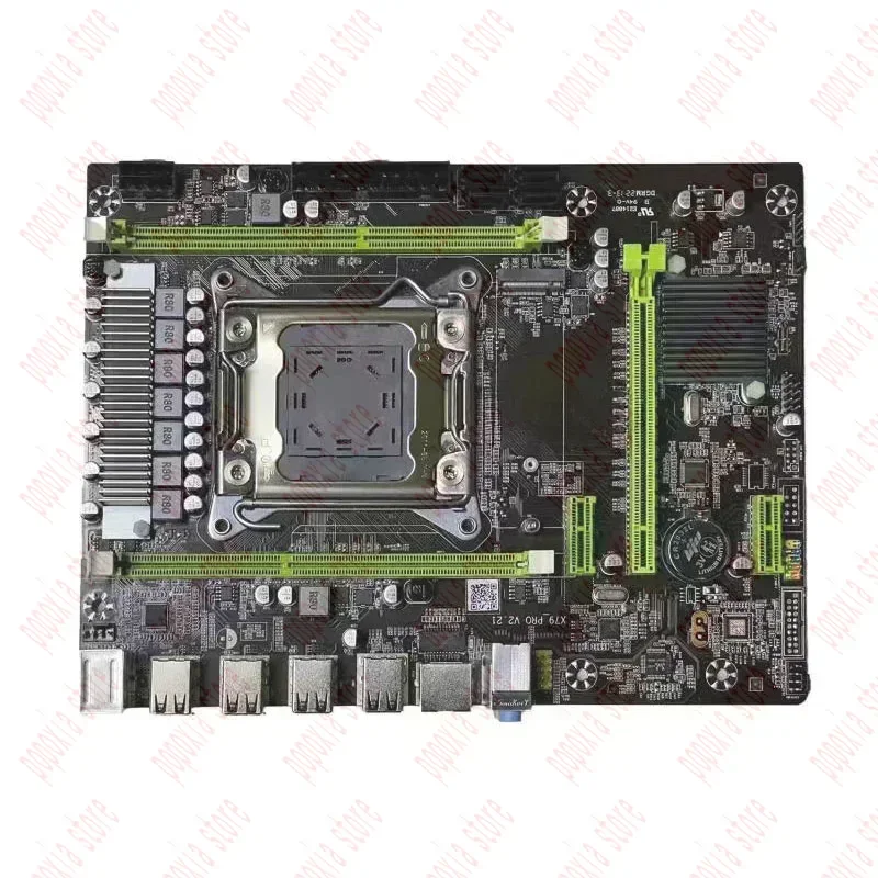 The New X79 Large Board Computer Motherboard CPU Kit 2011 Pin Supports E5-2670ECC 8G Server Memory