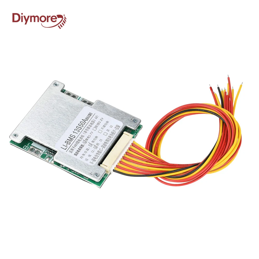 �y�Z�[�����zBMS 13S 48V 50A 18650 ���`�E���C�I�����`�E���d�r�p�b�N�ی� PCB �{�[�h�G���N�g���j�N�X�d�C�����ԃo�b�e���[�Ԃ̃o�����X�ԗ�