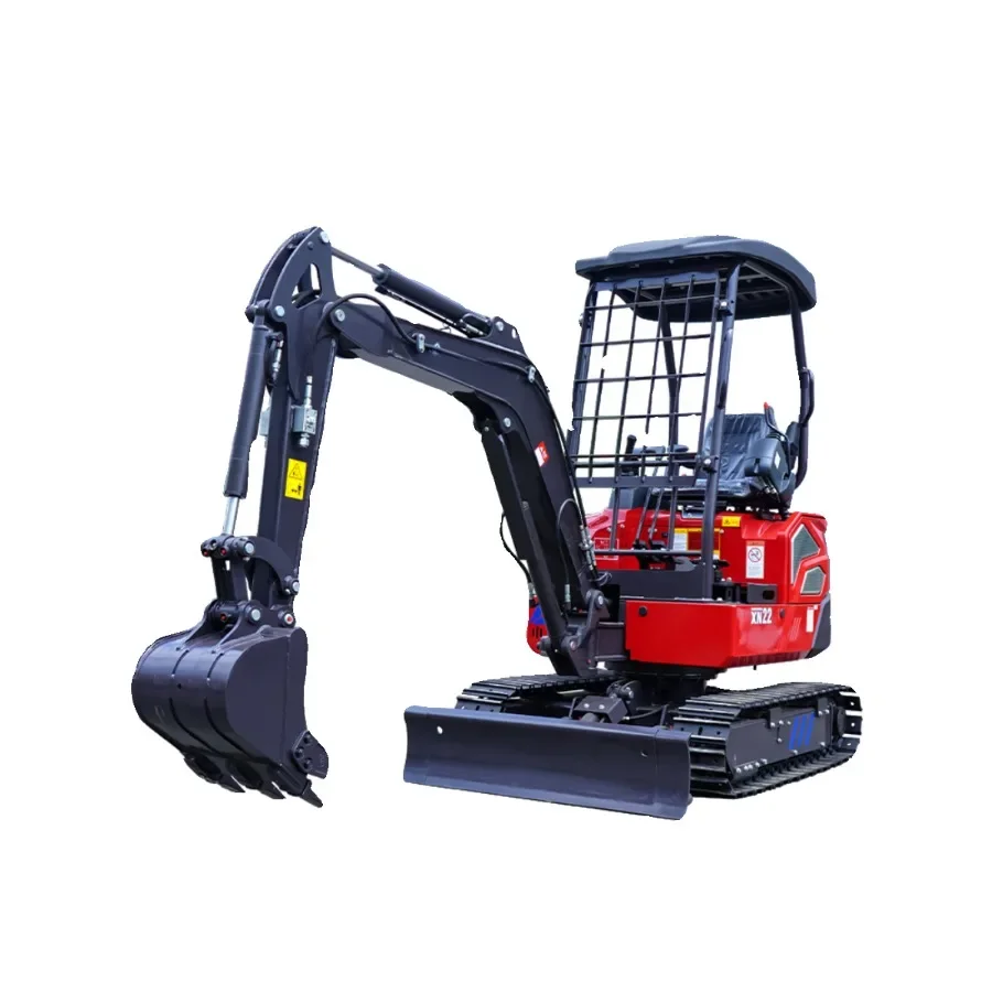 Agricultural small excavator Orchard greenhouse excavation One ton Multifunctional household miniature excavator