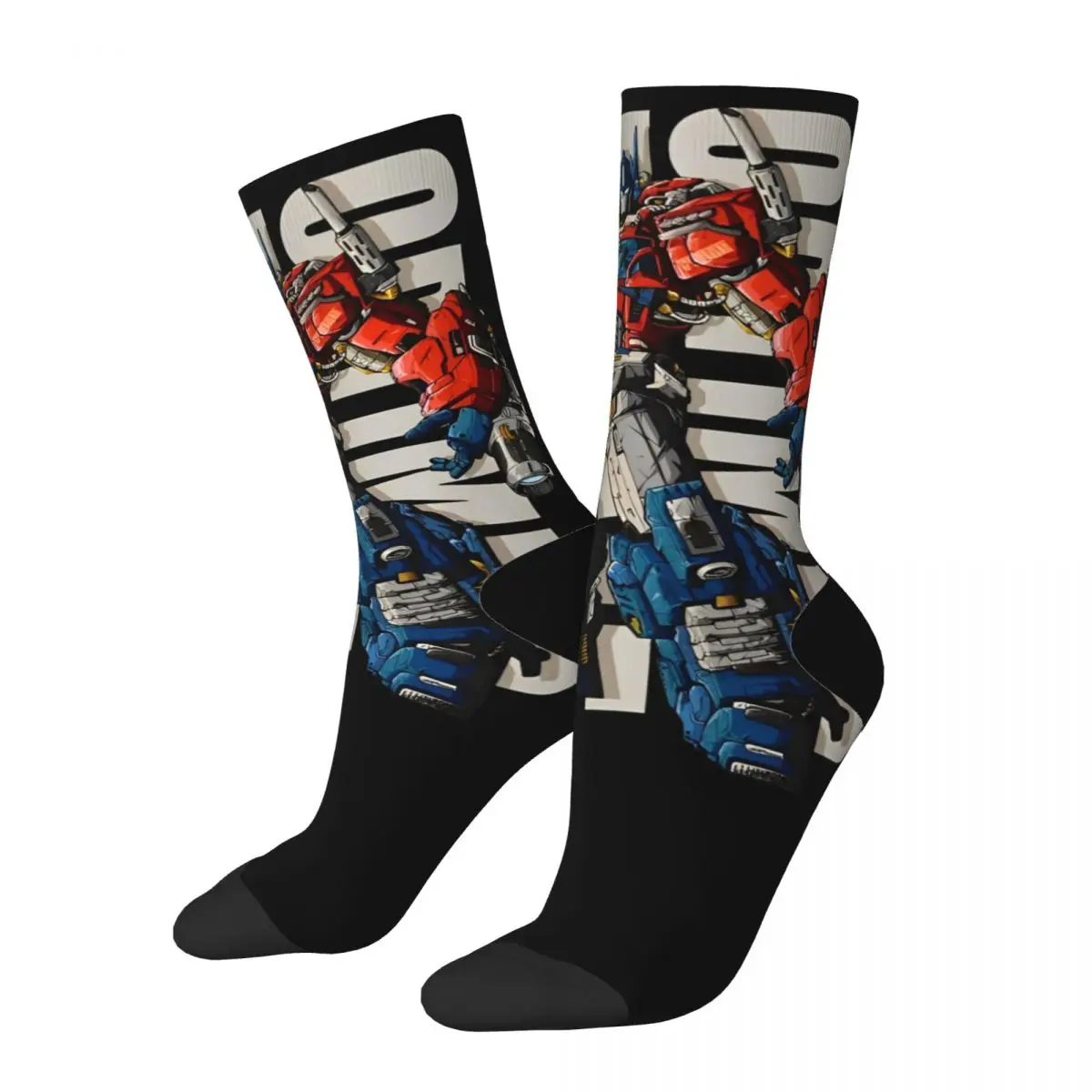 Casual Unisex Socks Optimus TRANSFORMERS Merch Super Soft Graphic Socks Spring Autumn Winter