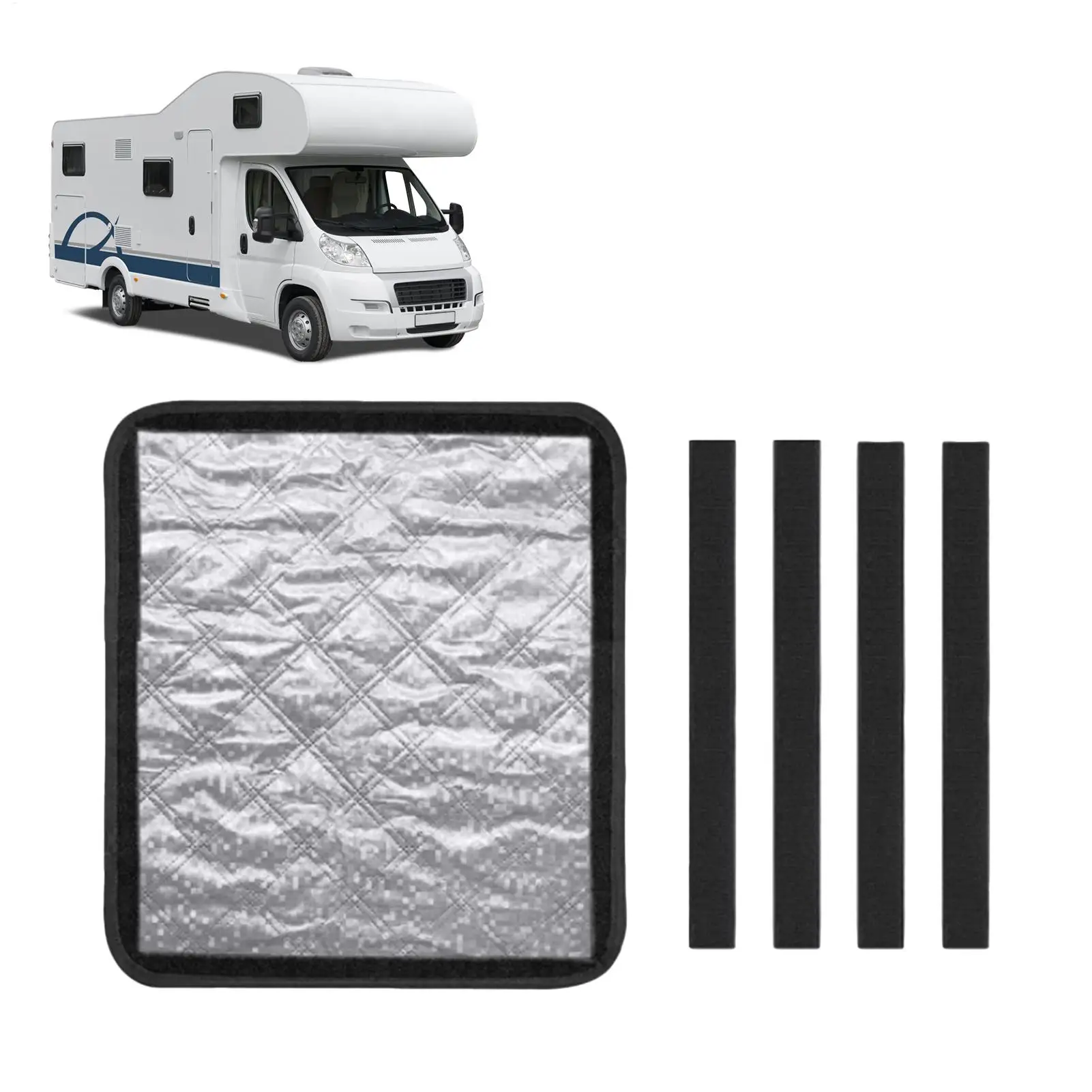 RV Sunroof Light Shield 16 Inch Sunroof Screen With Sticky Strips UV Protection Heat Insulation Camper Window Shades Sun Cover