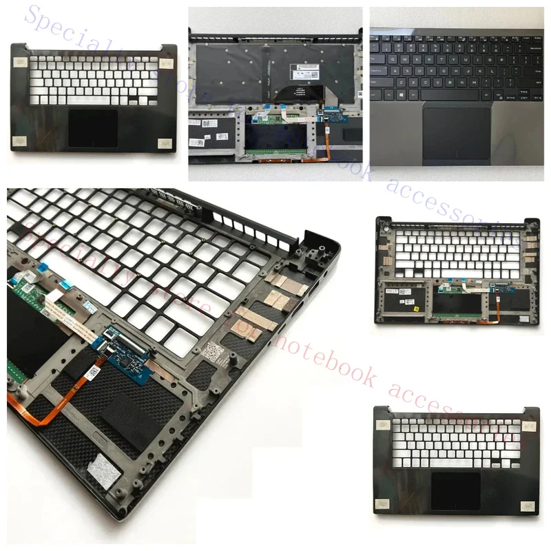 Shell For XPS15 9570 7590 Precision 5530 5540 Upper cover palm rest case keyboard touchpad  02K6RG 0JG1FC