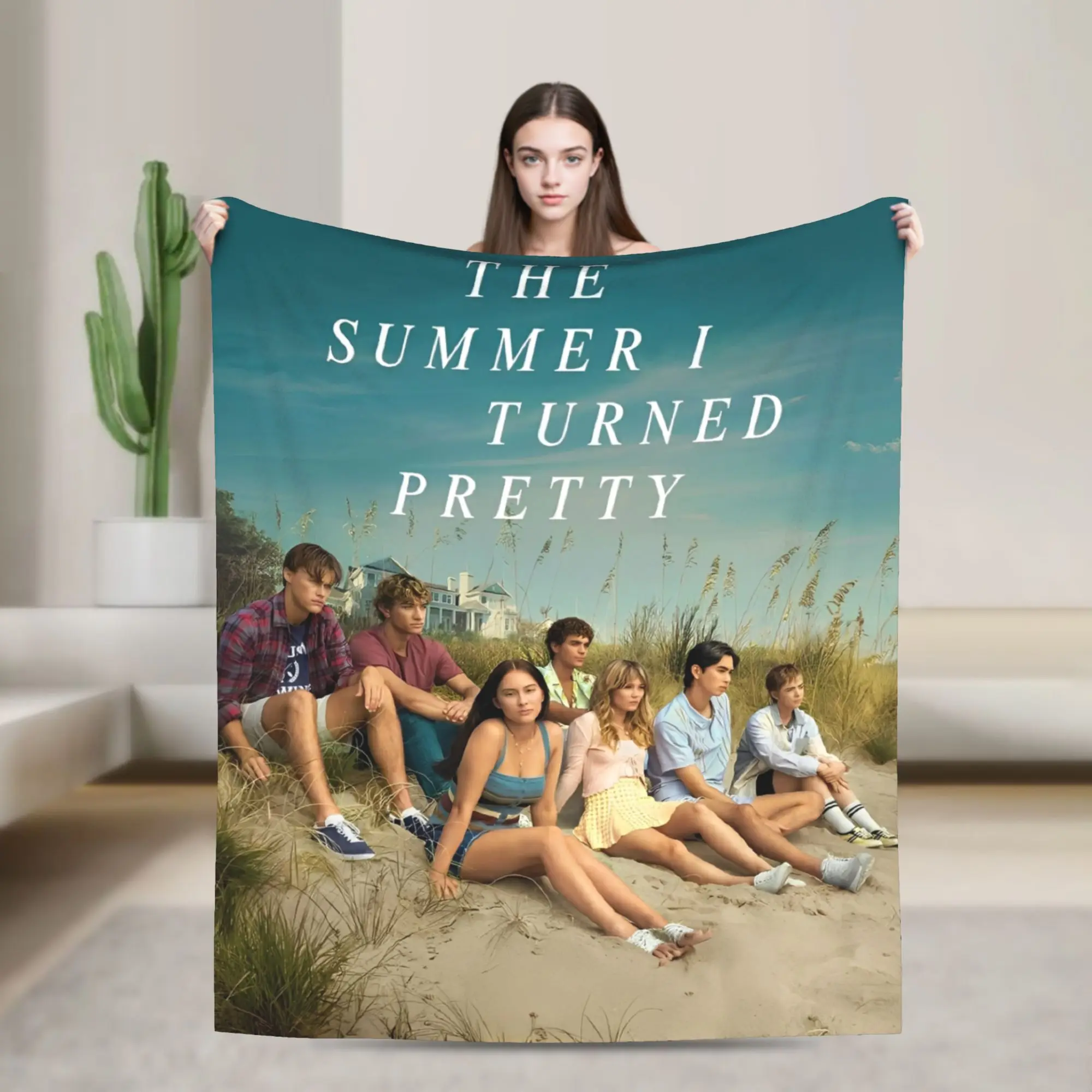 The Summer I Turned Pretty TSITP Merch Blankets Lightweight Thin Fleece  Throw Blanket Relax Rug Piece
