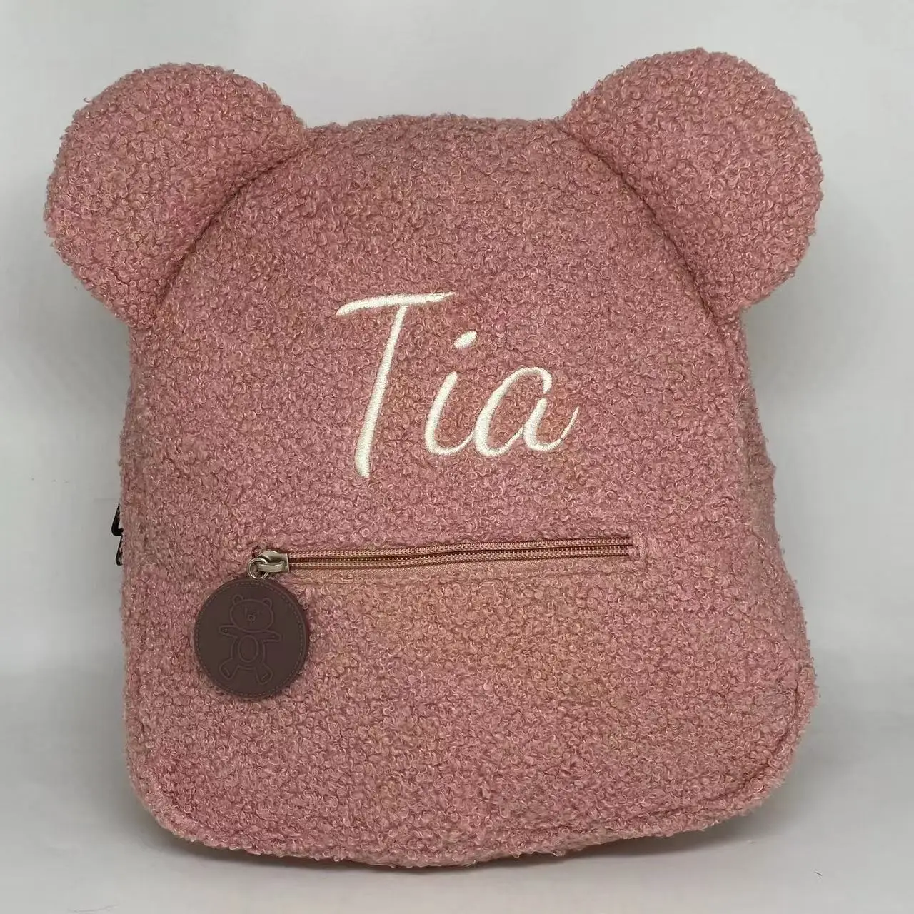 Kids Name Backpack Personalized Name Bag Personalised kids bag Children Toddler Teddy Bear Backpack Custom Name Bag Embroidered