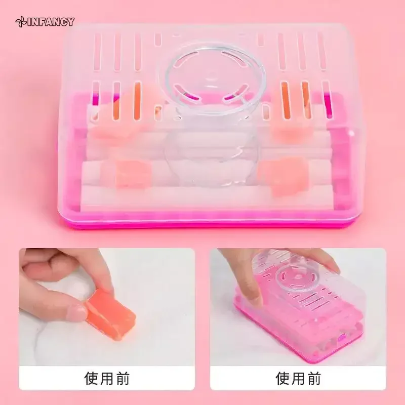 New Usage Roller Type Soap Dish Holder For Bathroom Toliet Soap Box Plastic Storage Container With Drain Water Bathroom Gadgets