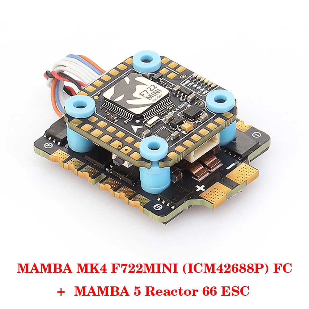 DIATONE MAMBA MK4 F722 MINI Controller di volo ICM42688P W/f40 _ 128k/Reactor_44/66 ESC Dshot 300/600/1200 3-6S per RC FPV Drone