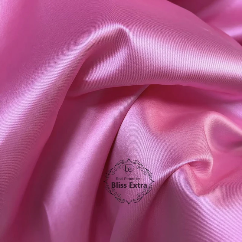 New Color Gold Luxury Stiff Mikado Satin Fabric by the Meter Bridal Wedding Dress Suit Fabric, Twill Satin DIY Sewing Material