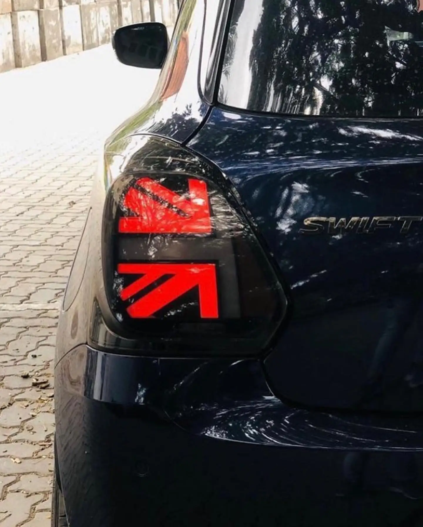 

Intelligent Library Swift New Union Jack LED Tail Lights For Suzuki Swift 2018-2022 Red Lens Flow Turn Signal Running Tail Light