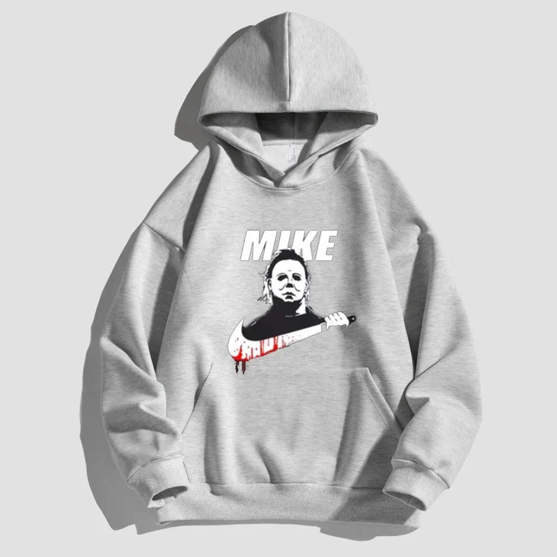 Halloween Michael Myers felpa con cappuccio uomo donna film Horror felpe con cappuccio Hip Hop felpe cappotti Pullover maglione in pile marca Unisex