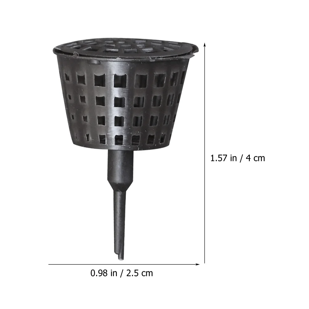 

30pcs Fertilizer Box Plastic Bonsai Fertilization Basket Gardening Accessory Container Cover Reusable Durable For Succulent