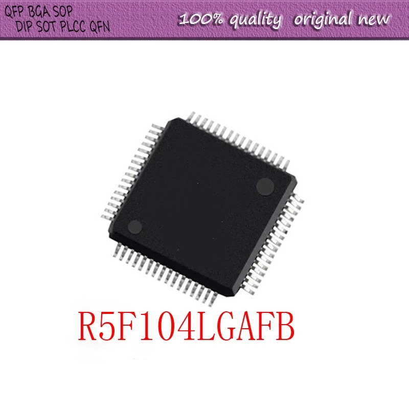 

NEW 5PCS/LOT R5F104LGAFB#10 R5F104LGAFB R5F104LG R5F104LGA LQFP-64