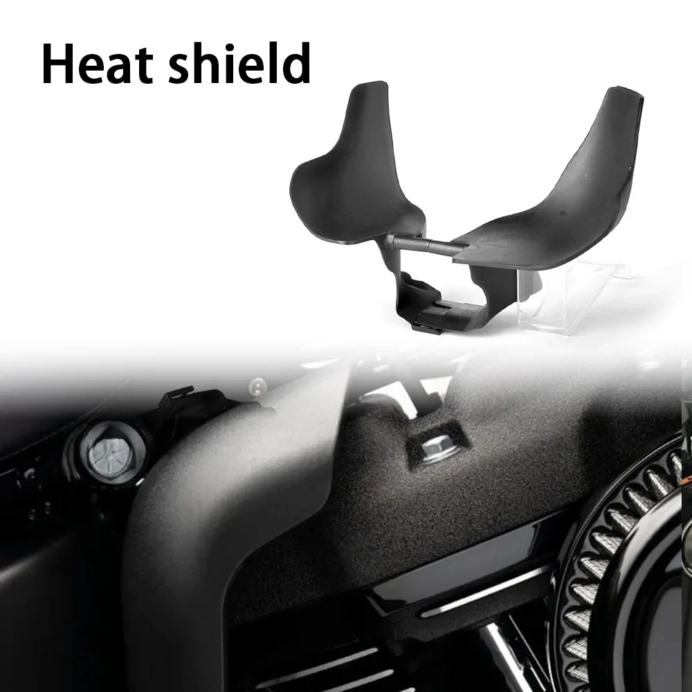 

Motorcycle Heat Shield Mid-Frame Air Deflector Trim Cover for Harley Softail Breakout Street Bob Fat Bob Low Rider FXBR 2018-24