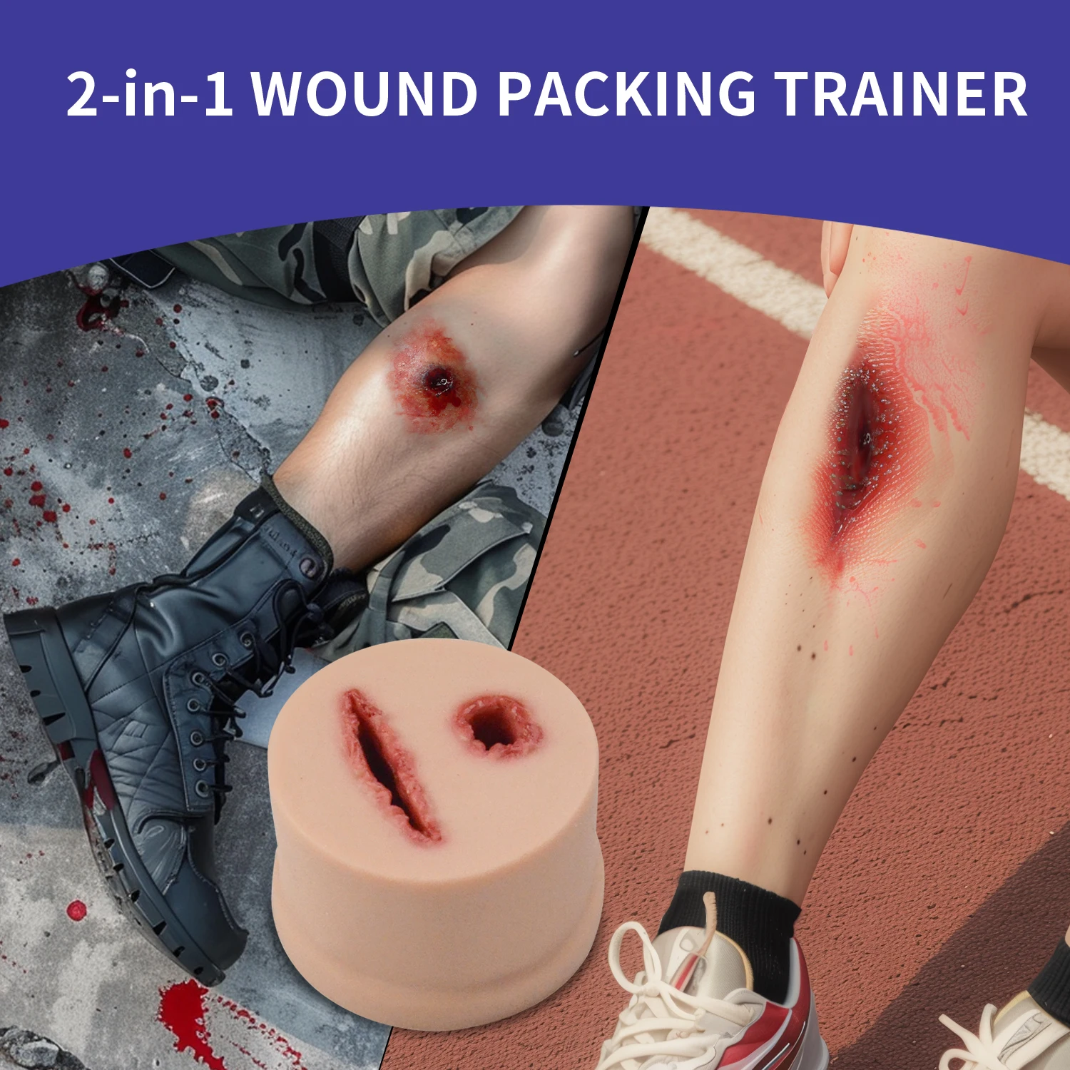 مدرب المهام لتعبئة الجروح من Multitask ومدرب المهام لمرحلة TCCC/EMT #2