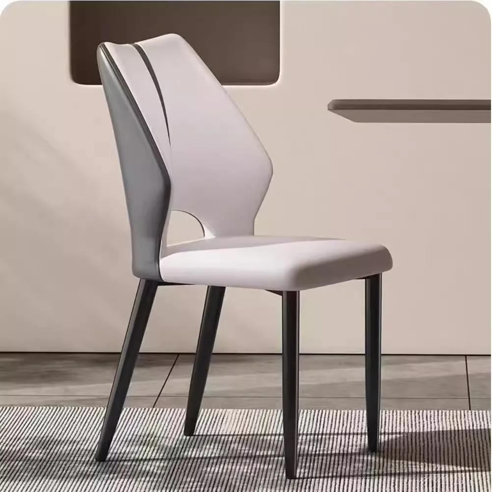 Dining chair home dining dining room living room soft bag backrest stool