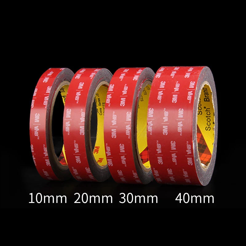 3M 5611 Double-Sided Tape, Strong Seamless Foam Vhb Tape, High Temperature Resistant, Gray High Viscosity Waterproof, 3M Tape