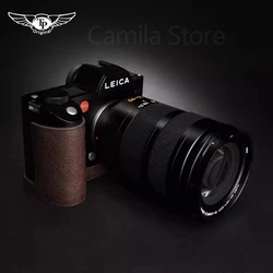 handwork Photo Camera Genuine leather cowhide Bag Body BOX Case For LEICA SL2 LS3 SL1 Typ601 SL2S Protective sleeve window base