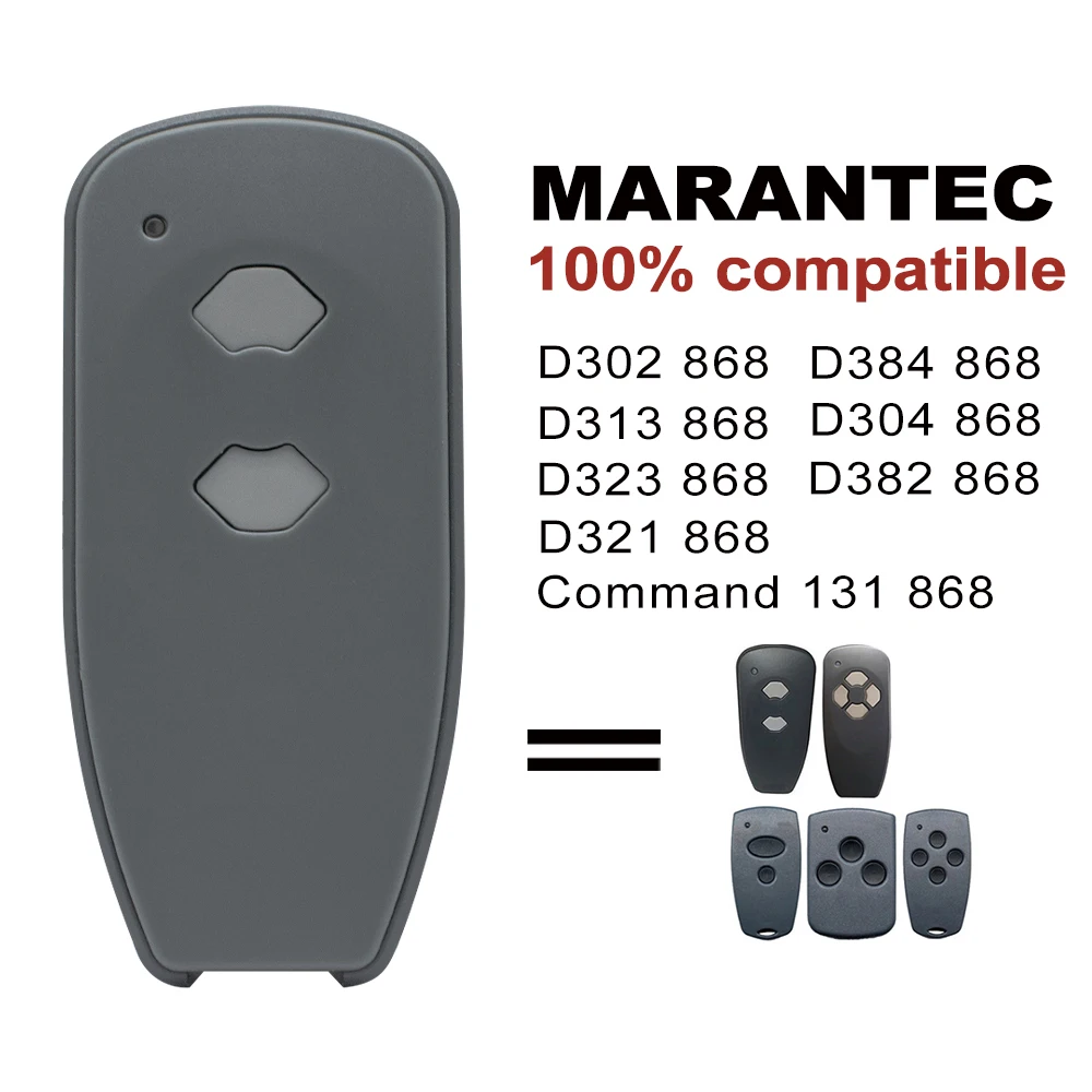 For Marantec 868MHz Garage Gate Remote Control Digital 302 304 868.3mhz Digital D302 382 868