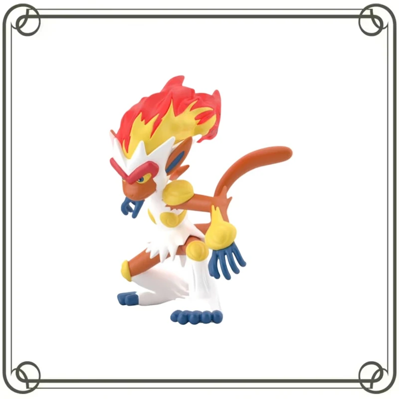 BANDAI 1:20 SCALE WORLD Pokémon Infernape Anime Action Figures Model Figures Model Kids Toy