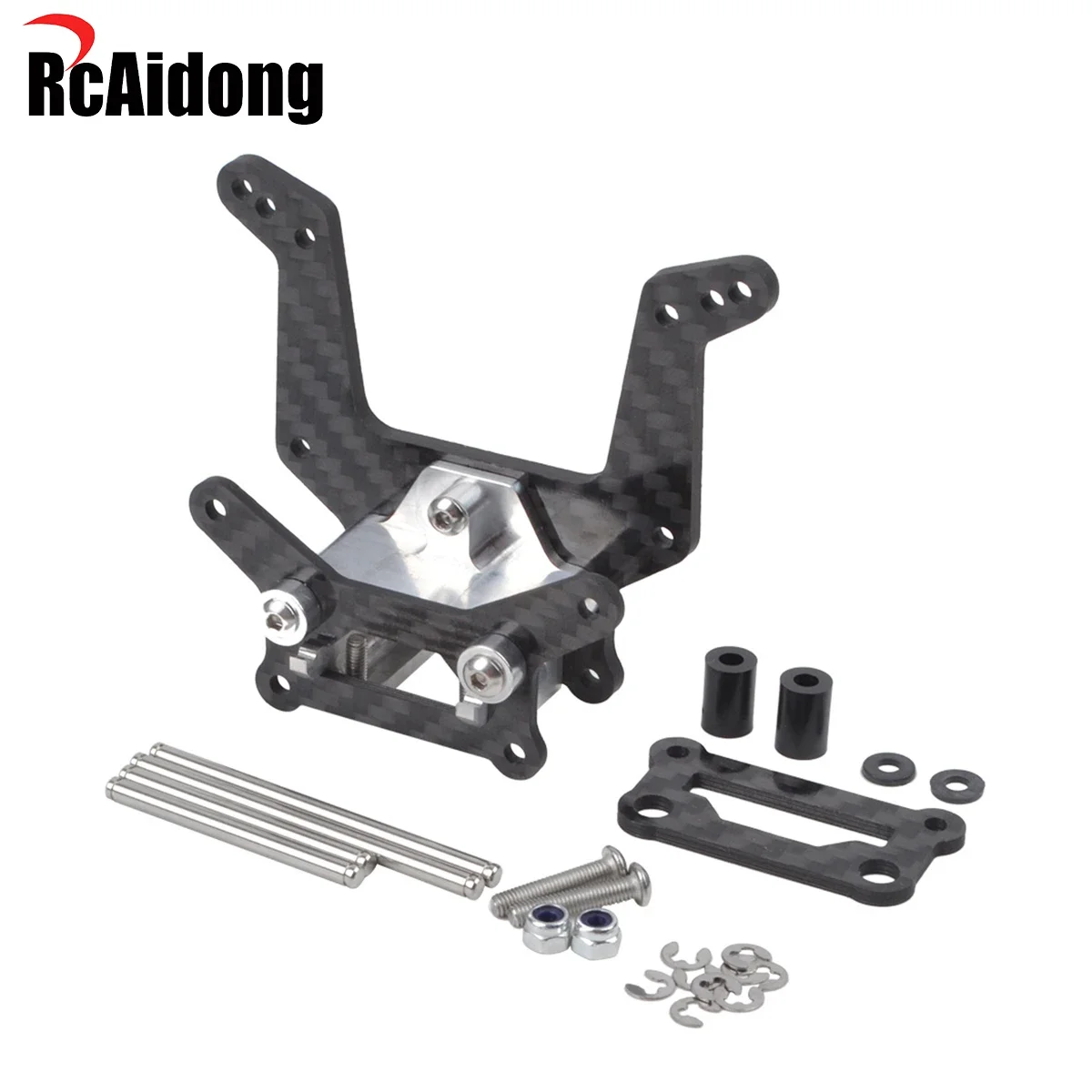 RcAidong Carbon Front Shock Tower Kit for Tamiya DT-02 Car Holiday Buggy/Fighter Buggy