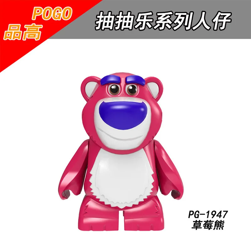 Beer Ezel Varken Kinderen Anime Figuur Hero Bouwstenen Kid Gift Assembleren Speelgoed Model Mini Films Tekens Beeldje Bakstenen