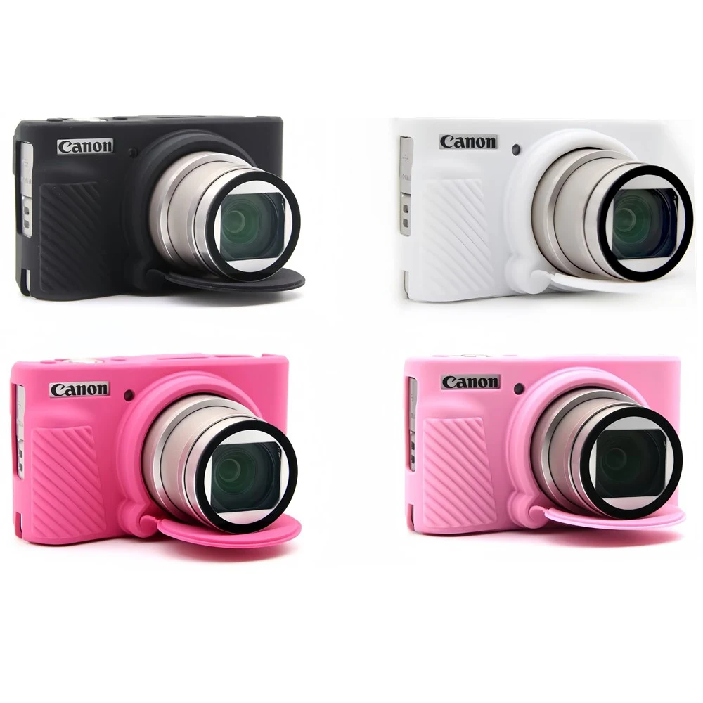 Capa de silicone de borracha para câmera Canon, capa do corpo, Protector Frame Skin, PowerShot, Power Shot, SX730, SX740, Câmera HS