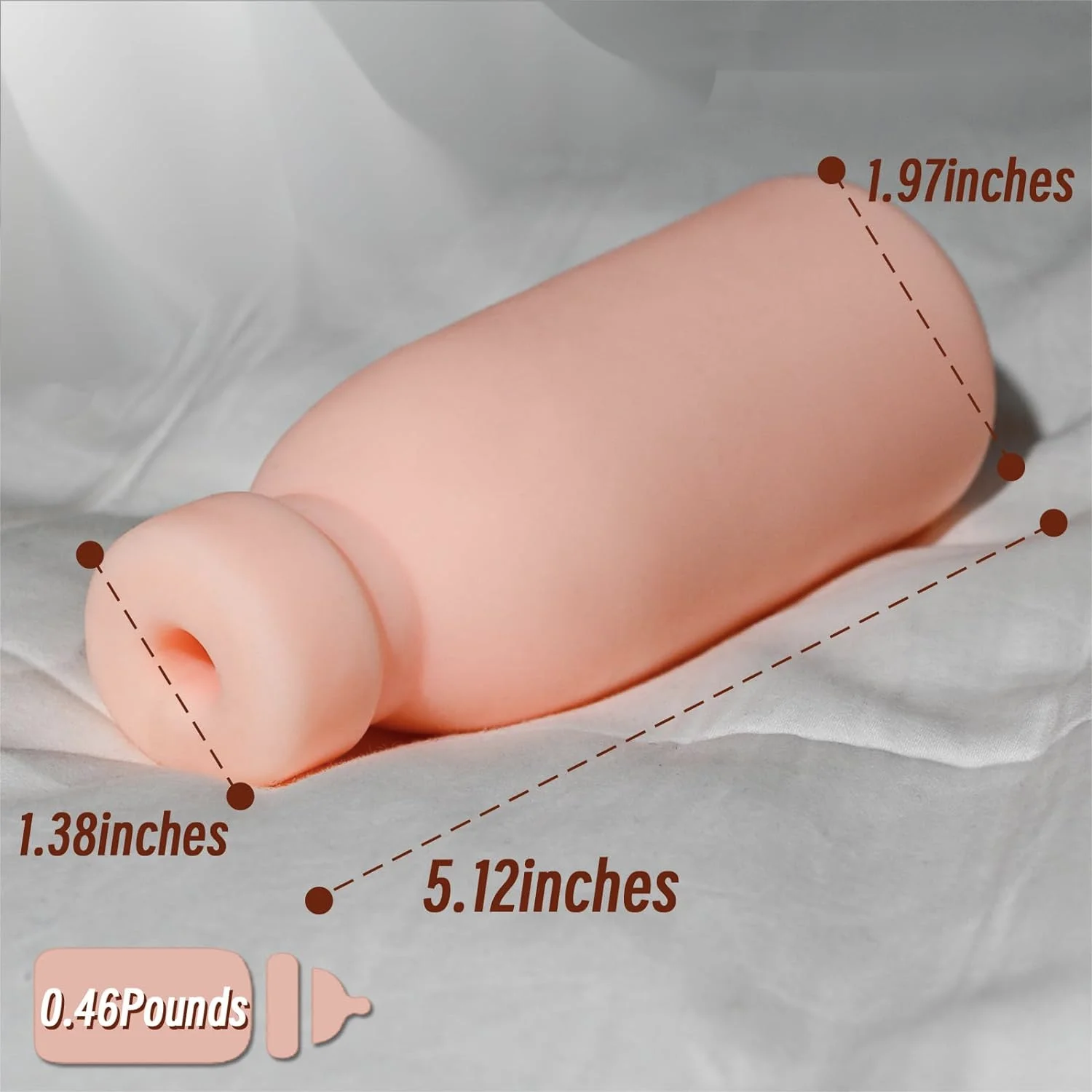 Male Masturbator Cup Adult Sex Toys for Men Sex Pleasure, Close-Ended Realistic Textured Stroker Pocket Pussy for Masturbation