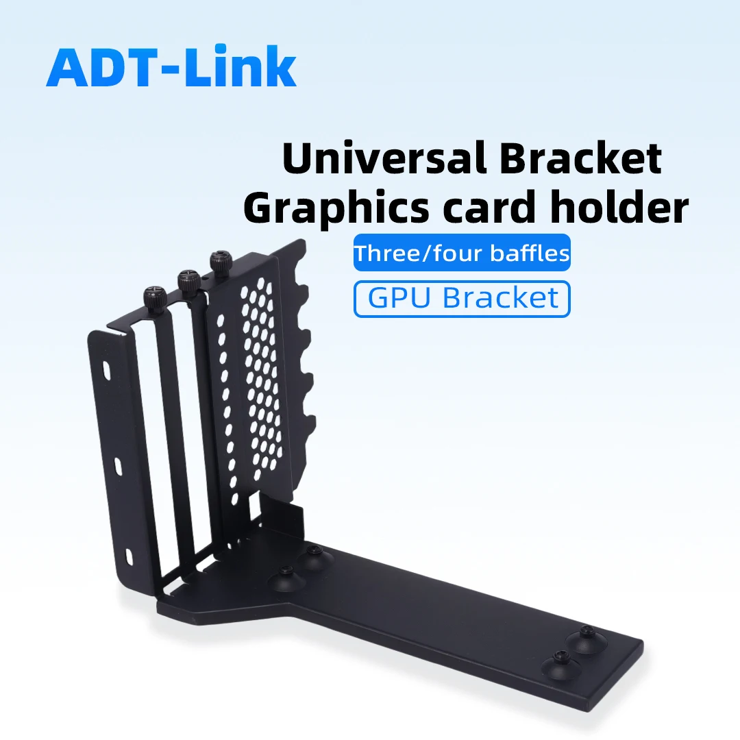 

Универсальный вертикальный кронштейн для видеокарты (3-слотовый/2-слотовый), поддерживает толстые видеокарты RTX 3090, 4090, подходит для корпусов с 7 слотами PCI