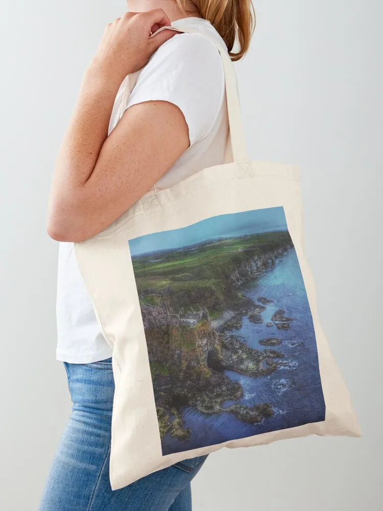 

Dunluce Castle, County Antrim Tote Bag Lady bag hand bag ladies Women's shopper Big