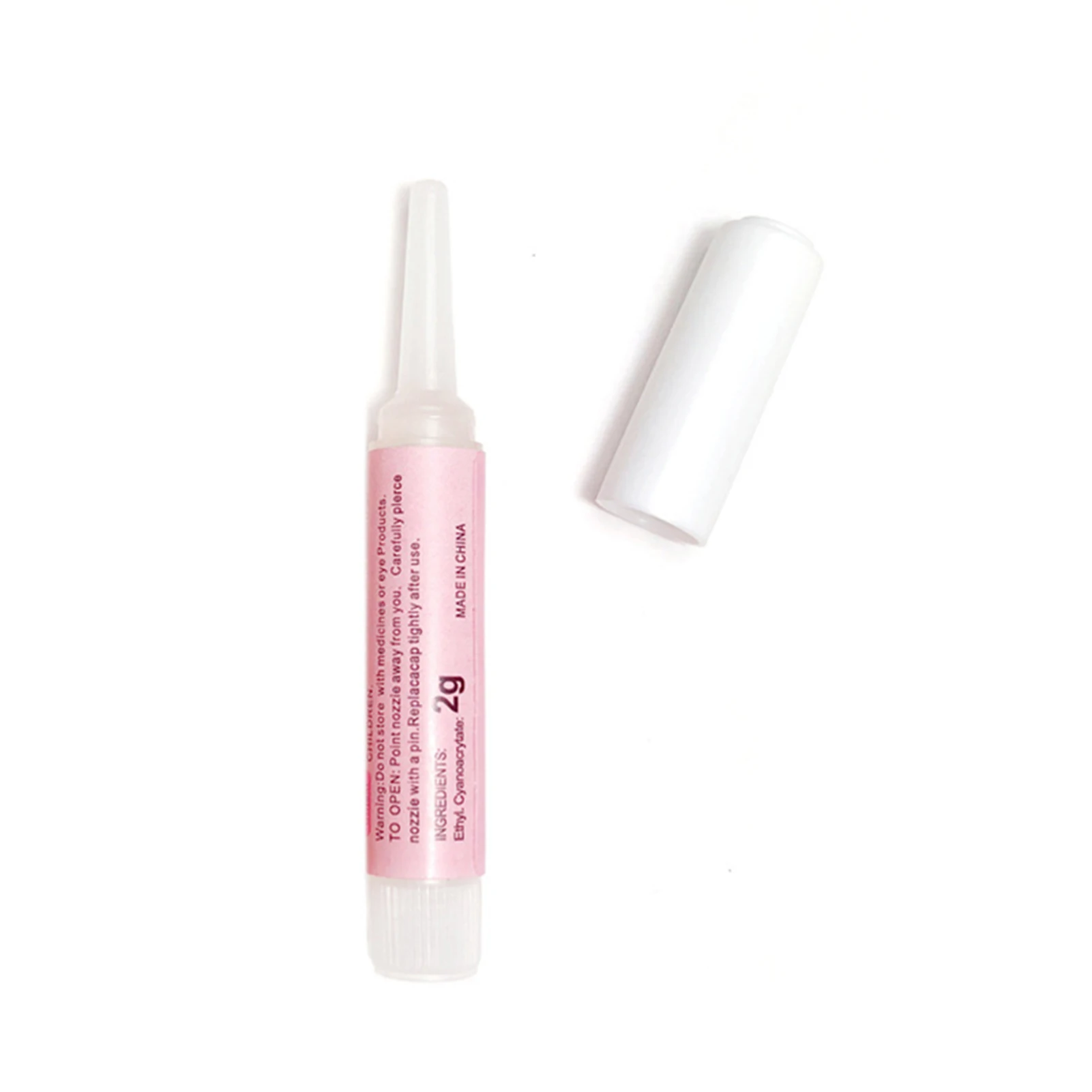 Professional Nail Glue Mess Free Adhesive Super  Nail Tip Extension Glue for Professional Fake Nail Art & Design