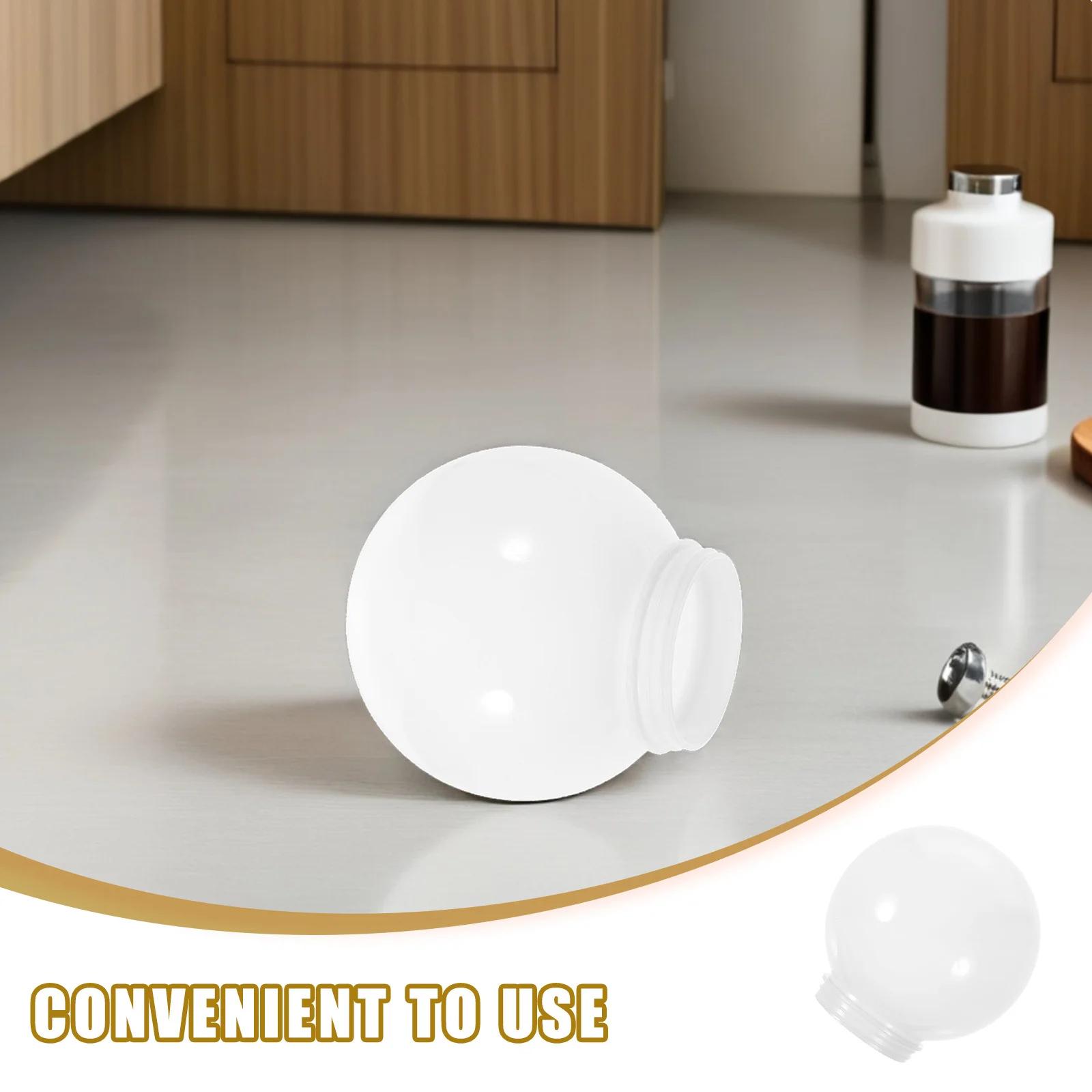 Сферический акриловый абажур, прочный, износостойкий, художественный абажур для настенного светильника, простая установка, декоративный глобус, светильник