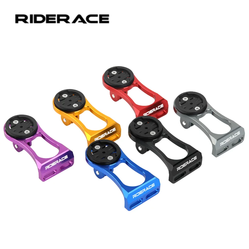 RIDERACE Fahrradcomputerhalterung für Garmin Edge, Bryton, CatEye, Fahrradlenker-Kamerahalterung, Fahrradstoppuhr, Tachometerhalterung