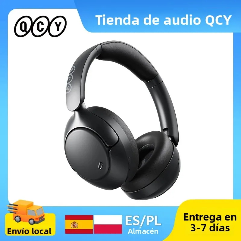 QCY H3 Pro ANC auriculares inalámbricos con Bluetooth auriculares de Audio espacial de alta resolución con cancelación activa de ruido LDAC 50dB auriculares sobre la oreja