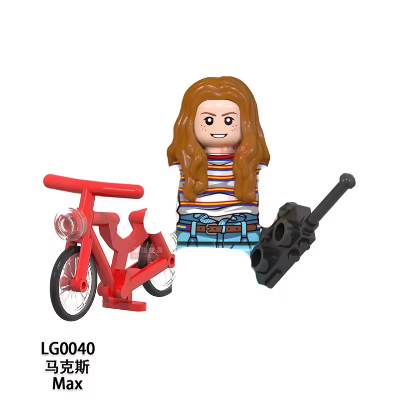 The Terrible Movie Upside Down Dustin Mike Lucas Will Eleven Model Building Blocks Enlighten Action Figure Toys For Children - Image 19