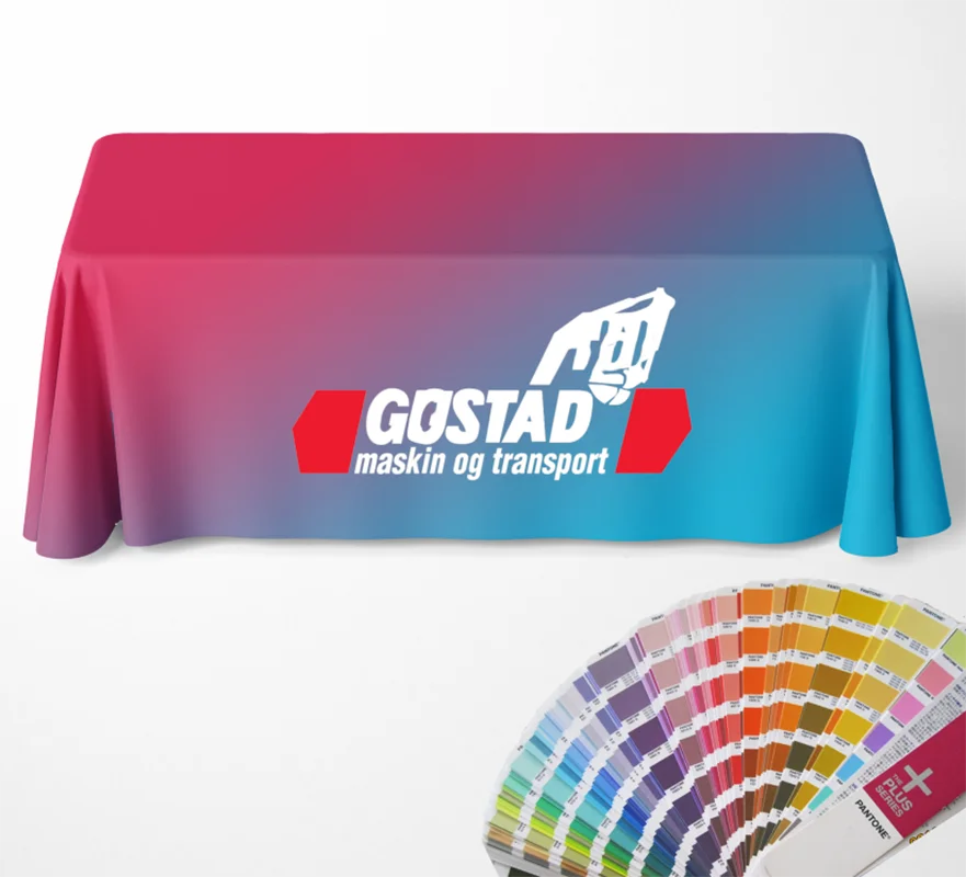 

6ft сублимационная печать логотипа полиэстер на заказ торговое событие Водонепроницаемая подходящая стрейч ткань Скатерть