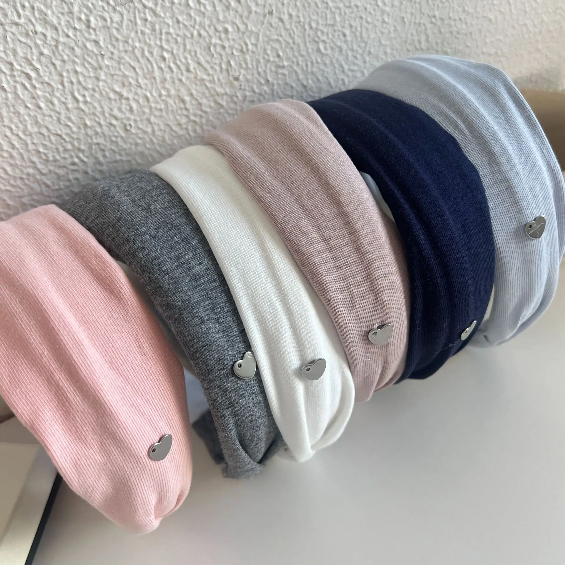 

Cotton Solid 5CM Wide Headbands Hairbands Women Sweet Soft Fabric Hair Bands Bezels Hair Hoops Hair Accessories Sports