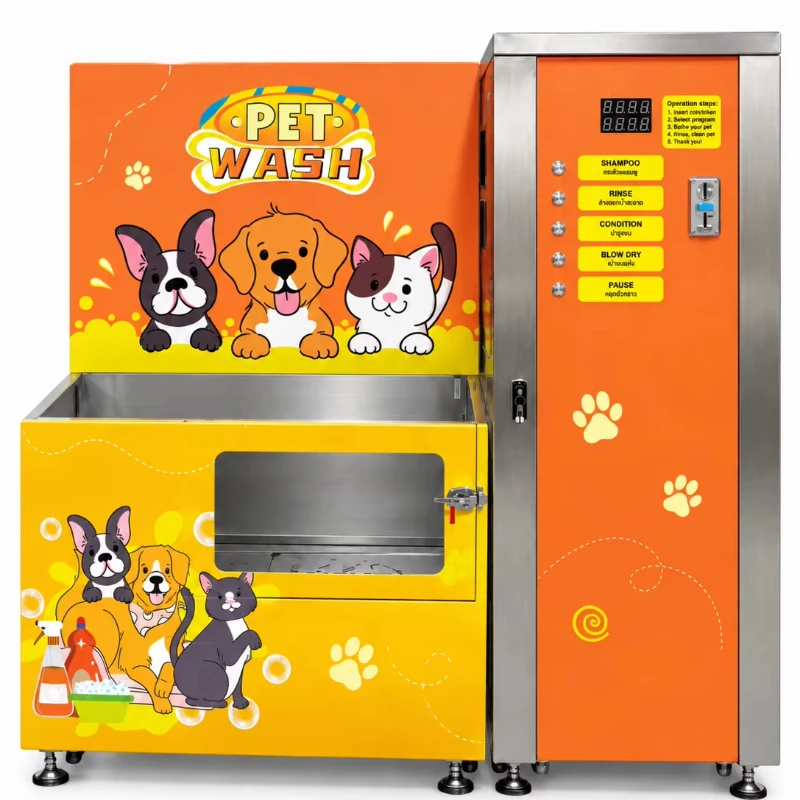 Customized Self Service Automatic Pet Washing Machine Intelligent Touch Screen Dog Cat Bath Station Pet Cleaning Spa Salon