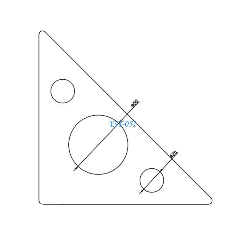 

E15A 45 Degree Aluminium Alloy Ruler Inch Metric Carpentry Squares DIY Red/Blue