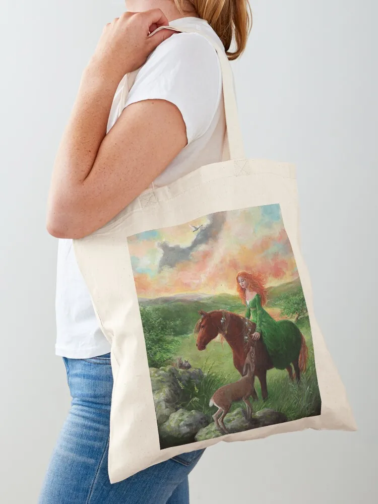 

Aine, Queen of the Faeries Tote Bag foldable reusable bag the tote bag custom canvas Canvas for women