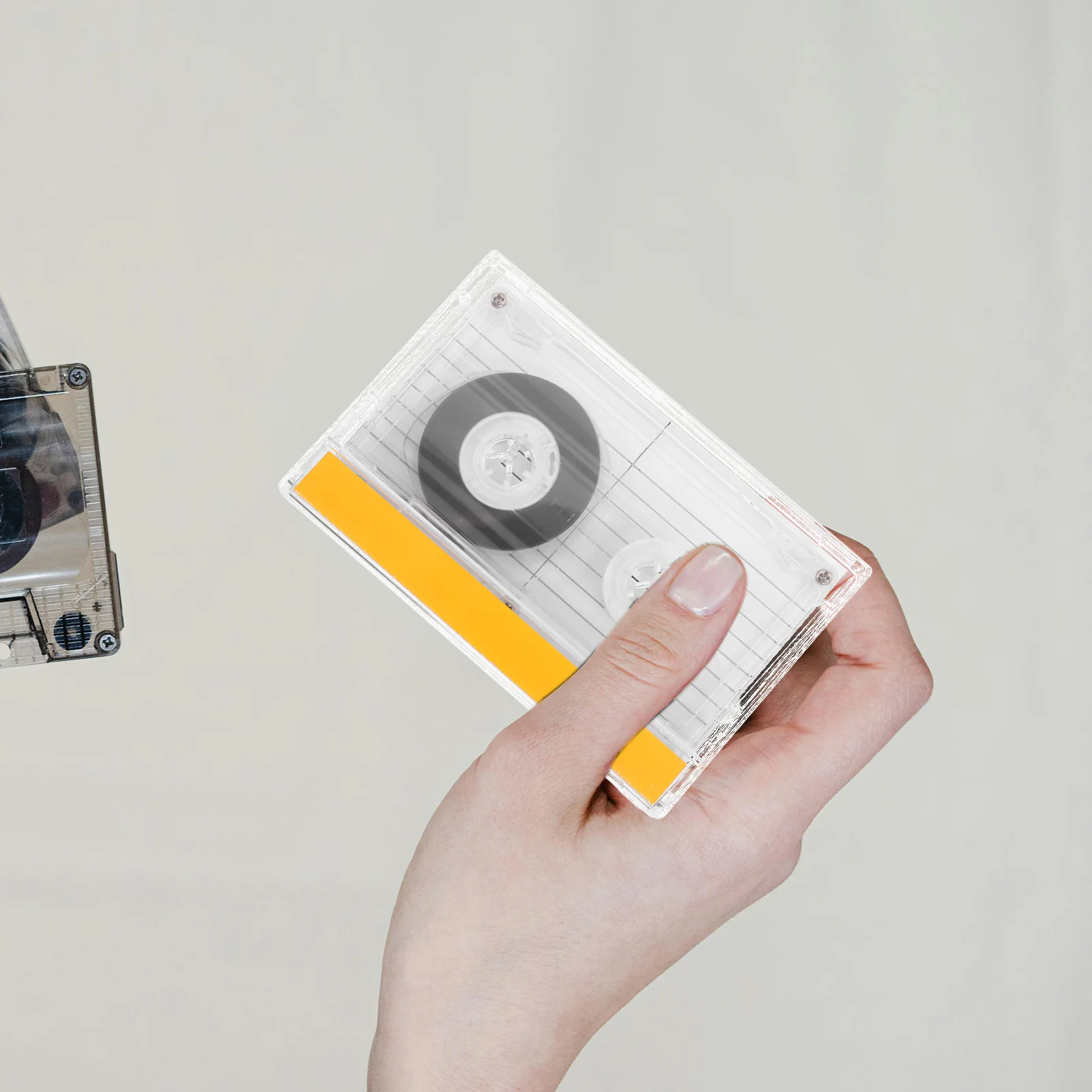 

60-Minute Blank For Diy Empty Audio Recording Protective Hard Case Cassette Tape Wall Decor Handcraft Accessory Cassette Tape