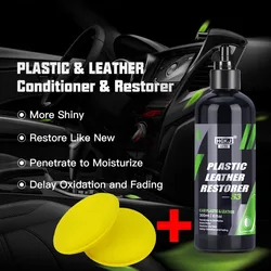 50/100/300ML Car Plastic Restorer Polish Leather Cleaner Spray Interior Plastic Renovator Cleaning Agent Spray Car Accessories