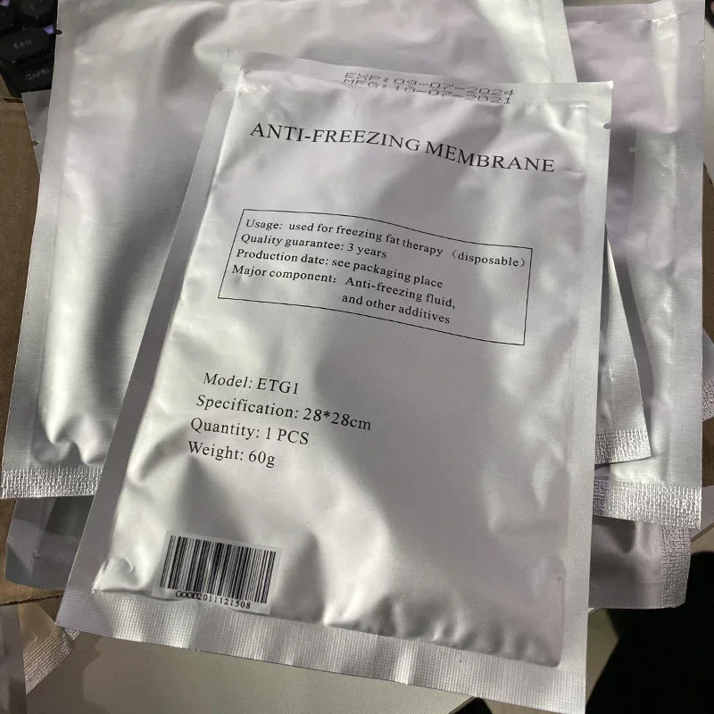 

10 Pcs Antifreeze Membrane Mask Film Fat Anti Cooling Gel Pads Cryo Therapy Weight Loss Paper Pad For Cryolipolysis Machine