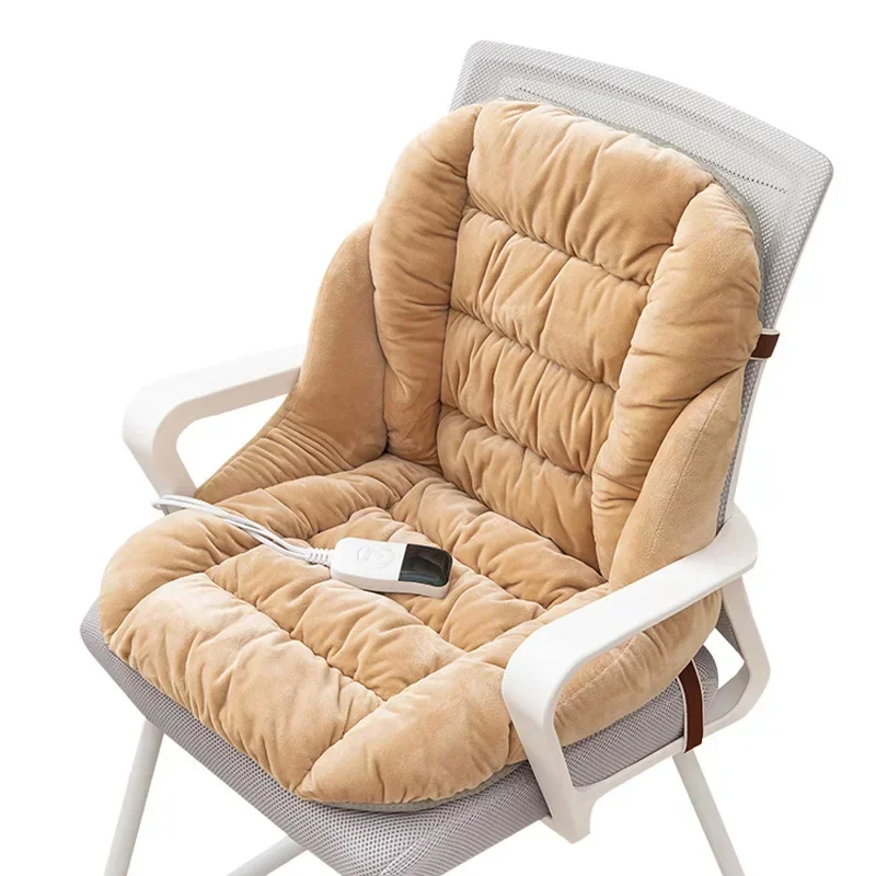 

Cushion for Leaning Heated Seat Office Chair Plug-in on Removable Washable Chair Back Cushion Intensification Winter