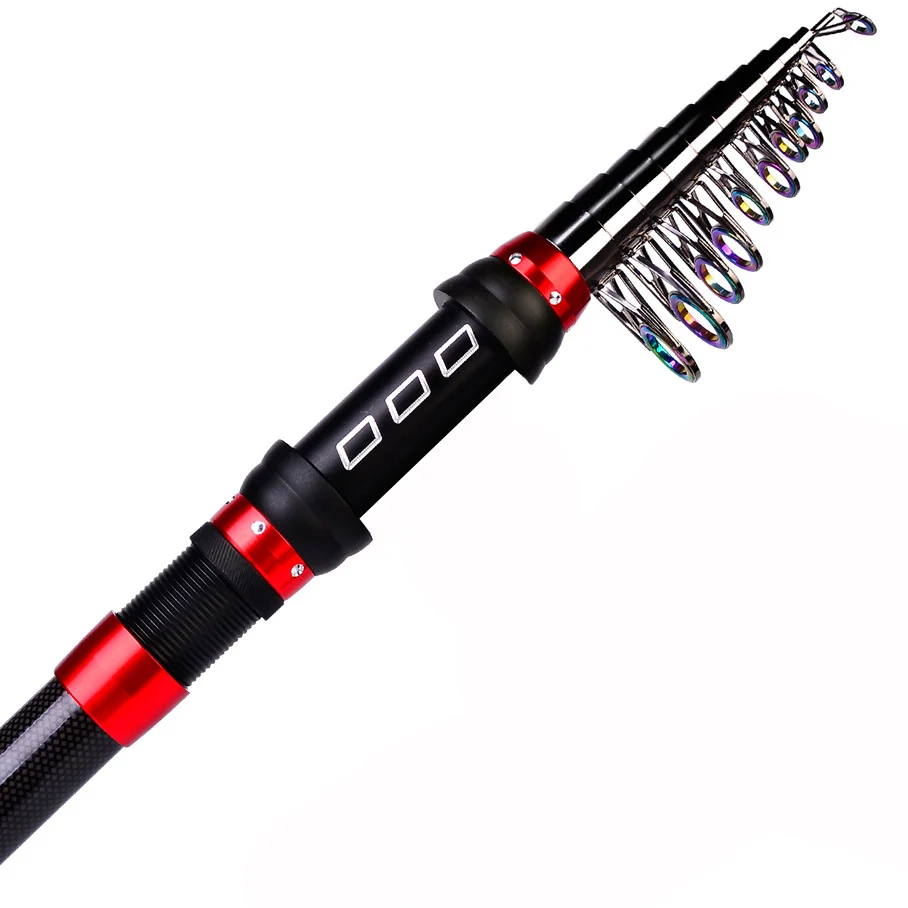 High Carbon Rock Ultra Light Pocket Fishing Rods 3.6M 3.0M 1.8M 2.1M Super Hard Short Telescope Fishing Ultralight Spinning Rod