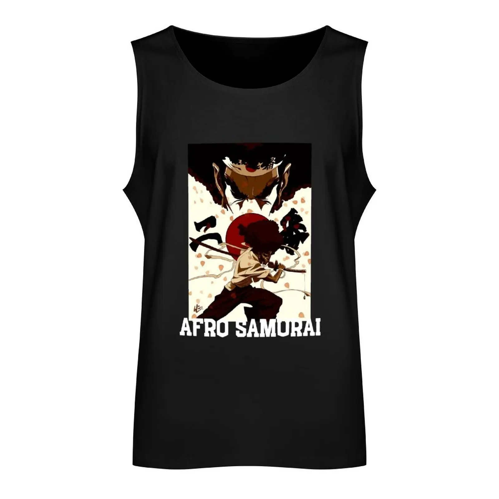 AFRO HAIR SAMURAI Classic Tank Top Japanese t-shirt t shirt gym